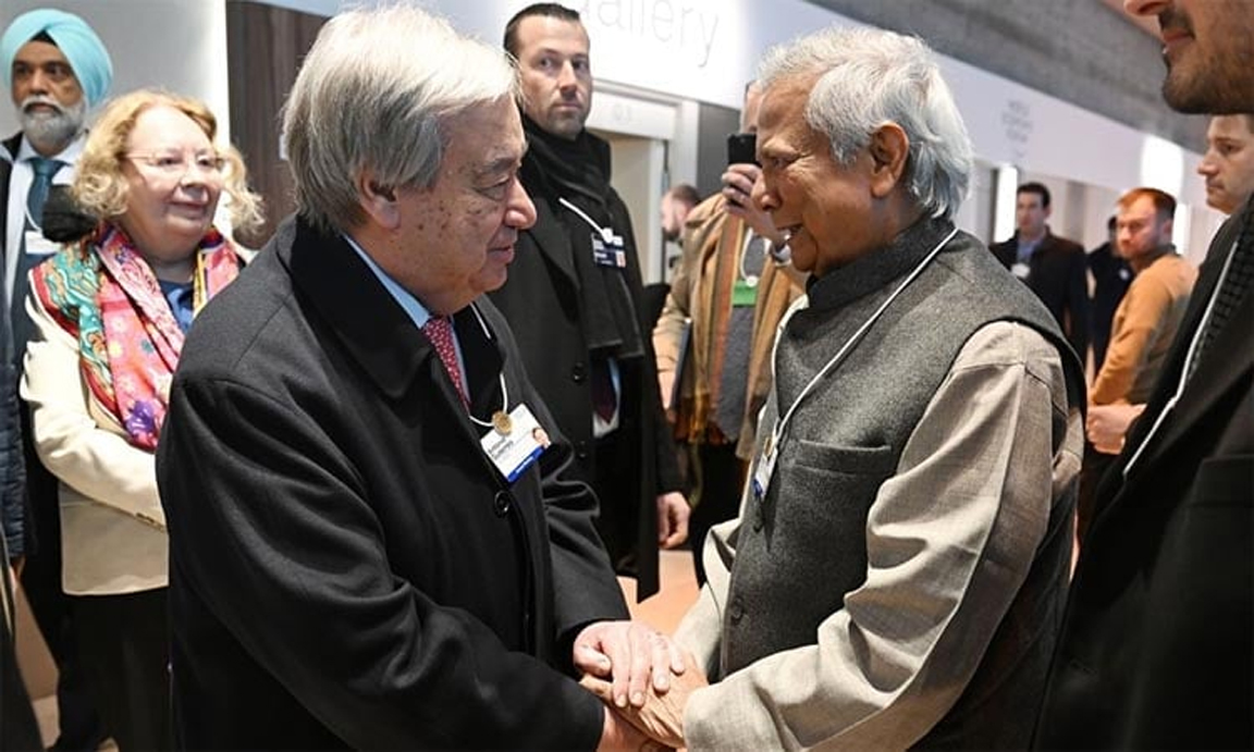 Younus and UN president at Davas