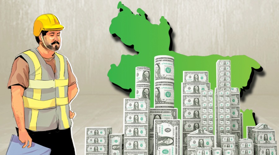 রেমিট্যান্সে নতুন ইতিহাস, এক মাসেই এলো পৌনে ৪ বিলিয়ন ডলার