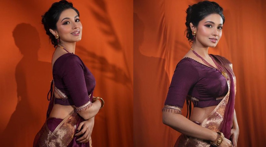 ভিন্ন লুকে সাড়া ফেললেন ফারিণ