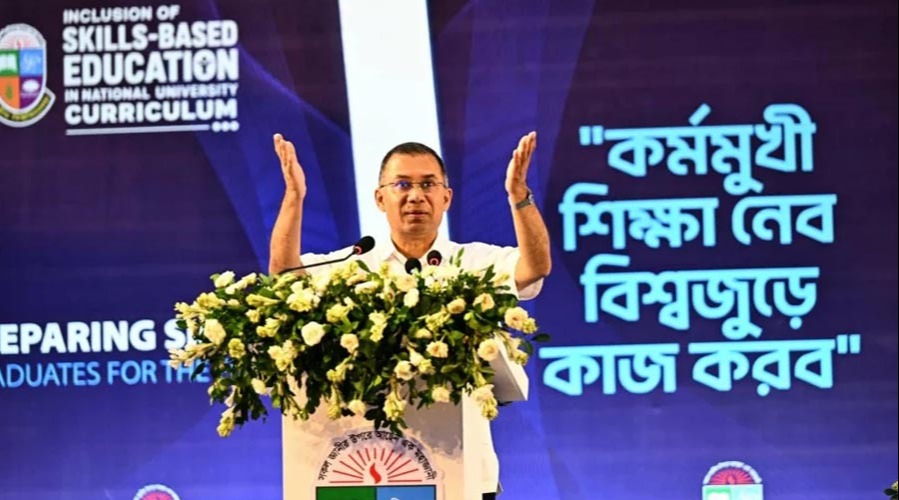 কর্মমুখী শিক্ষায় না ফিরলে বৈশ্বিক প্রতিযোগিতায় পিছিয়ে পড়বে দেশ: তারেক রহমান