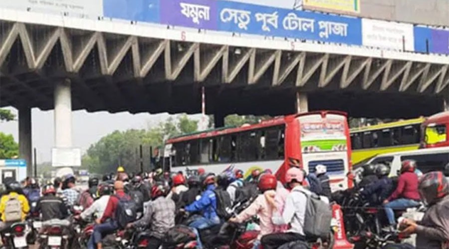 যমুনা সেতু দিয়ে ২৪ ঘণ্টায় টোল আদায় ২ কোটি ৭ লাখ ৮২ হাজার