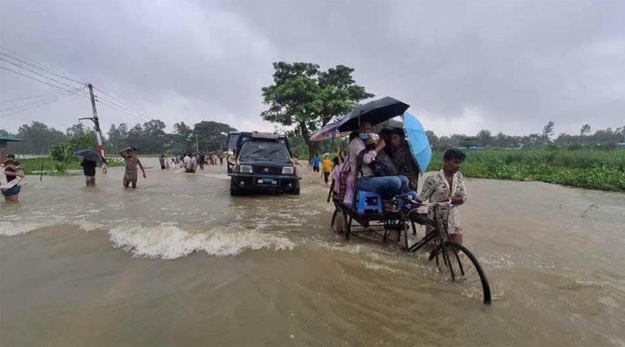 উত্তর ও উত্তর-পূর্বাঞ্চলের ৫ জেলায় আকস্মিক বন্যার শঙ্কা