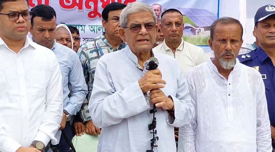 ‘সলেমান সোলার সেচপাম্প’ সারাদেশে ছড়িয়ে দেওয়ার হবে: মির্জা ফখরুল