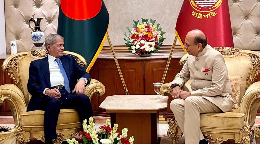 রাষ্ট্রপতির সঙ্গে ভারতীয় হাইকমিশনারের সৌজন্য সাক্ষাৎ