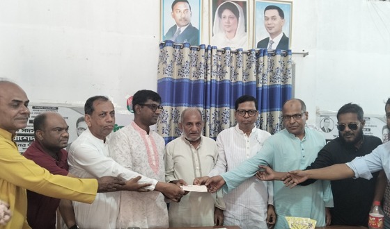 কালীগঞ্জ থানার পুলিশকে ঢোল টেস্টের জন্য তহবিল সরবরাহ