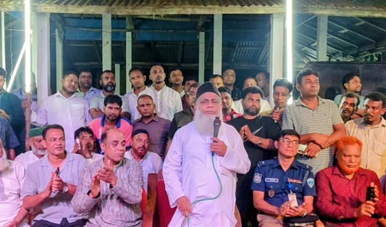 মোতলব উত্তরে সনাতন ধর্মাবলম্বীদের নিরাপত্তা নিশ্চিত করতে জালাল উদ্দিনের প্রতিশ্রুতি