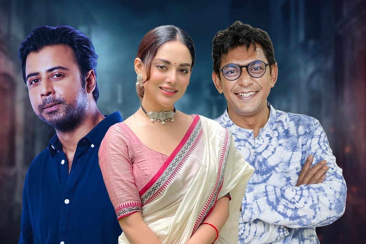 নিশেল চঞ্চল ও তমাকে নিয়ে ভিকির খলনায়ক ছবি: সংগৃহীত