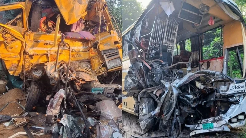 নাটোরে বাস-ট্রাক ভয়াবহ সংঘর্ষে প্রাণ গেল ১৪ জনের, মিলল ১০ জনের পরিচয়