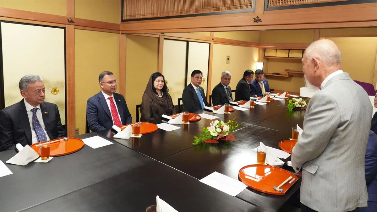 টোকিওতে ইয়োহেই সাসাকাওয়ার আমন্ত্রণে নৈশভোজে প্রধানমন্ত্রী তারেক রহমান