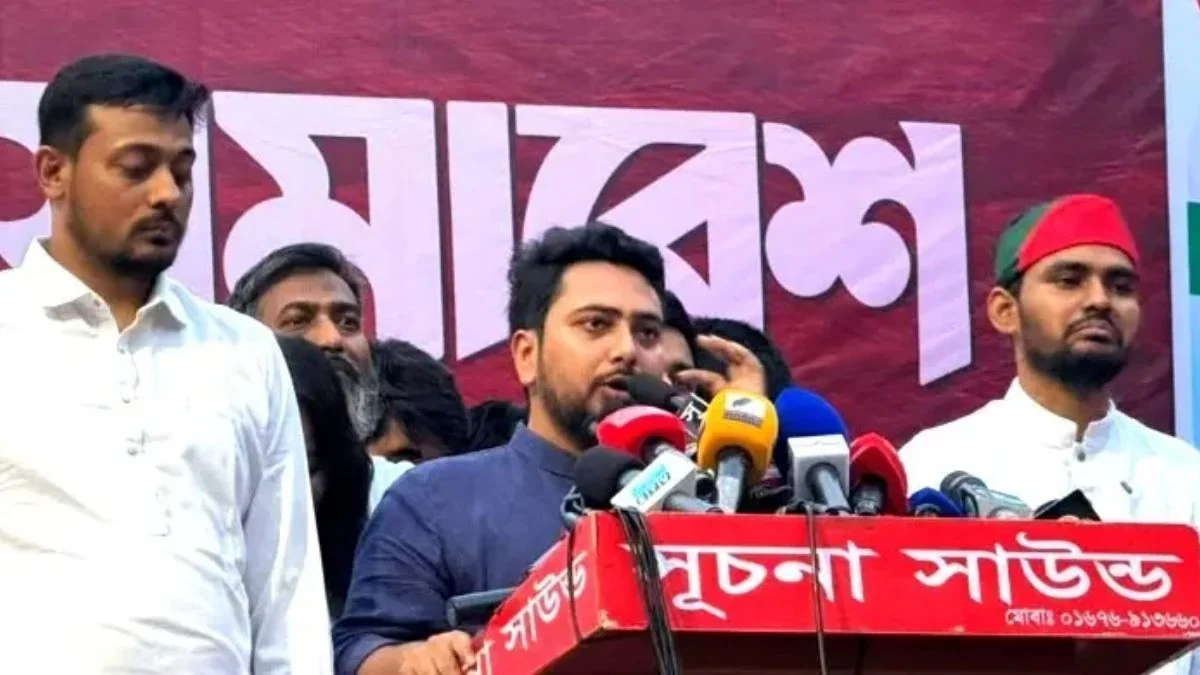 স্বরাষ্ট্রমন্ত্রী ও জ্বালানিমন্ত্রী পদত্যাগ না করলে আন্দোলন আরও তীব্র হবে: নাহিদ ইসলাম